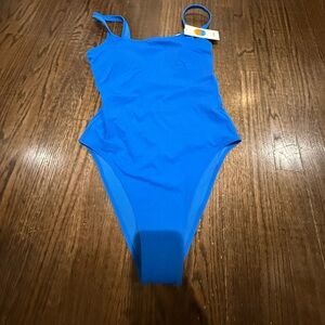 Vuori ' Solid Blue One-Piece Swimsuit